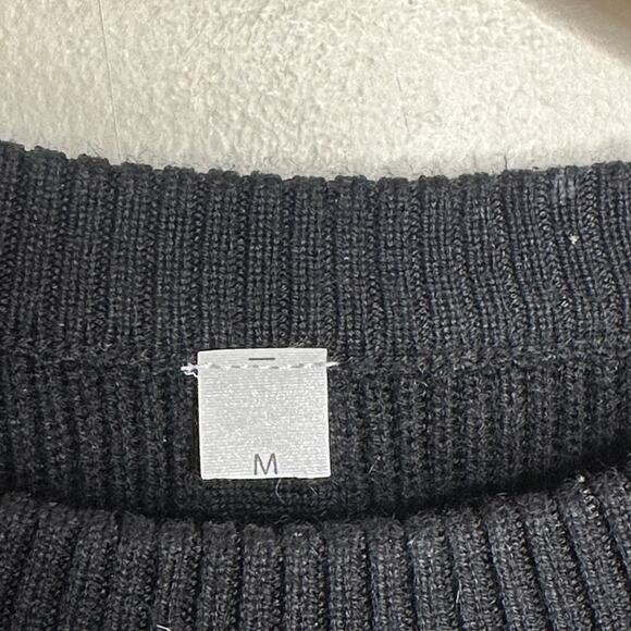 LULULEMON Restful Intention Sweater Black Heather Core Dark Grey Sz M $148 {DD6} - Picture 5 of 5